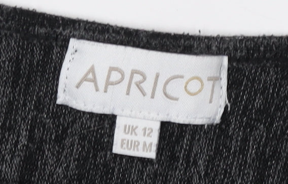 Apricot Women's Black Pullover Jumper Size 12