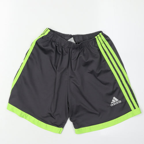 Adidas Boys Black Athletic Shorts, 14 Years, Gym & Training