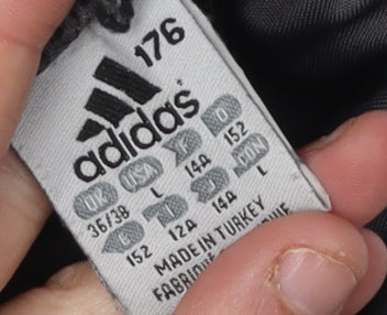 Adidas Boys Black Athletic Shorts, 14 Years, Gym & Training