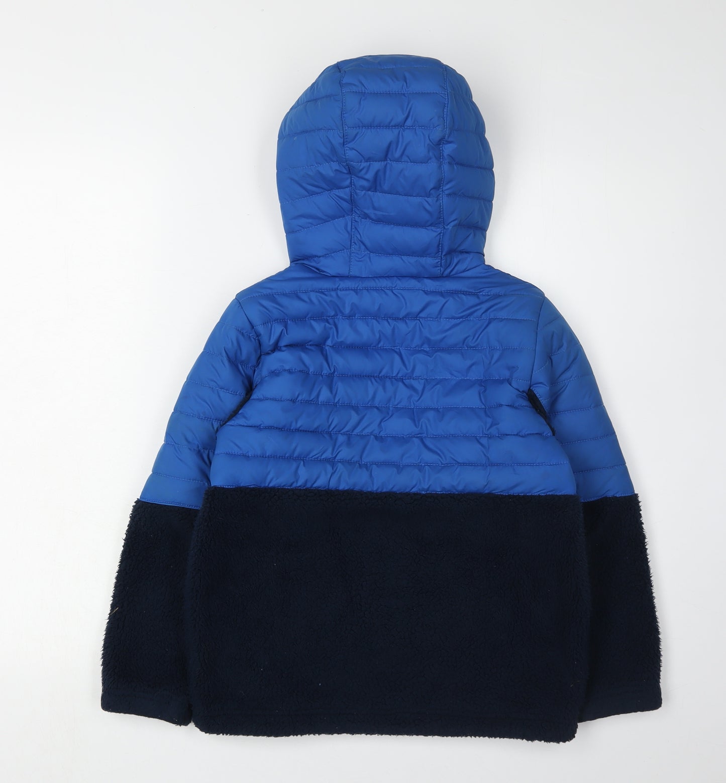 Columbia Boys Blue Hooded Puffer Jacket Size 7 - Winter Warm