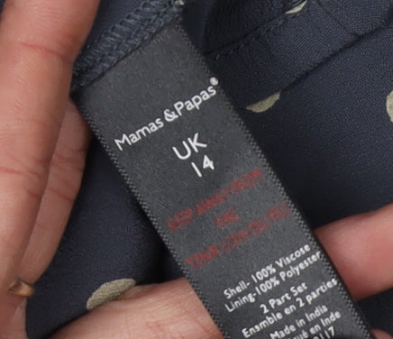 Mamas & Papas Women's Polka Dot Dress Size 14