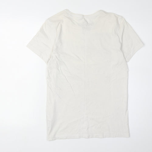 Red Herring Men's White Medium Graphic T-Shirt