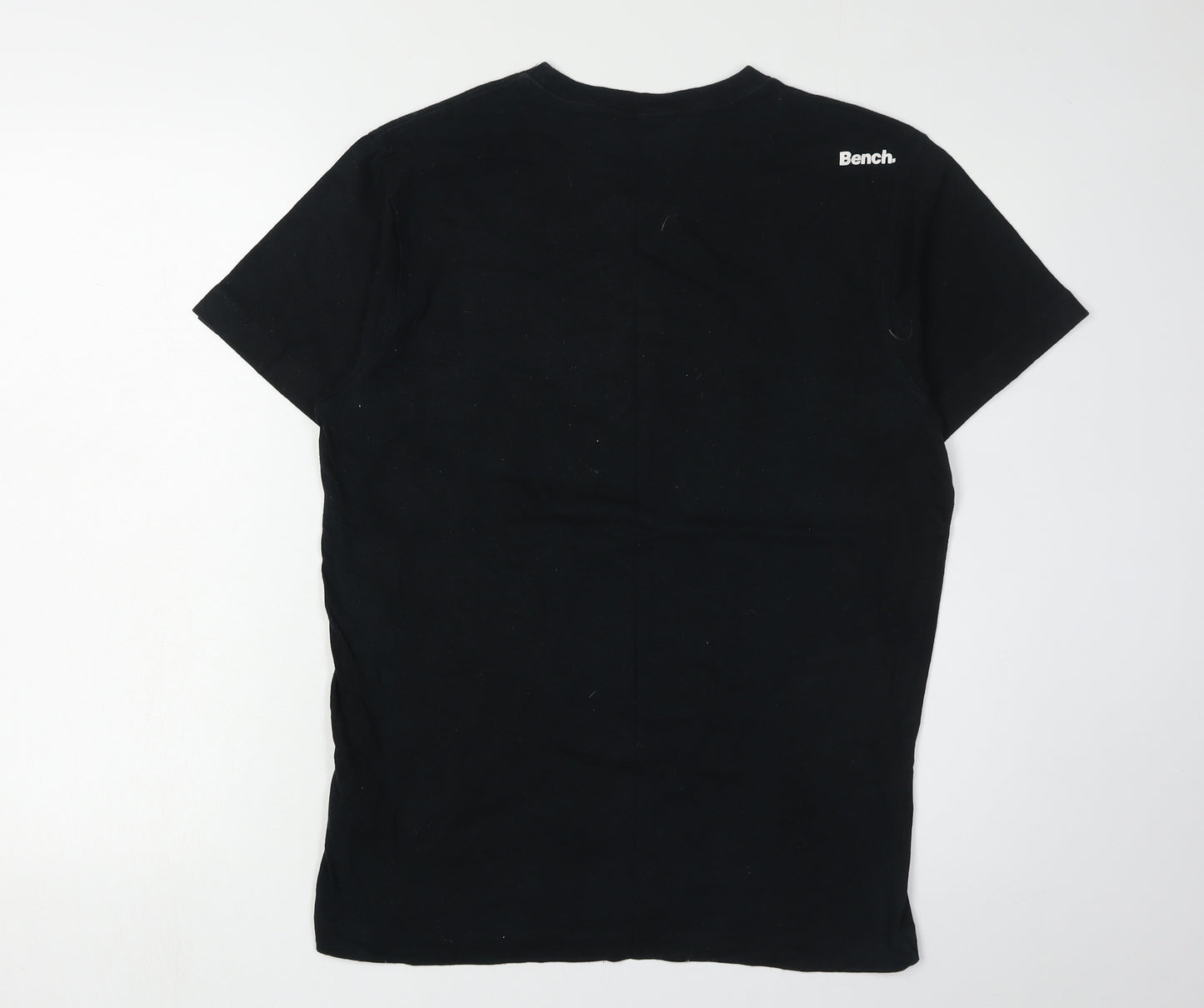 Bench Black Graphic T-shirt Size M Men's