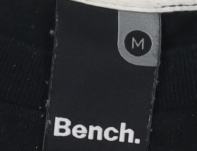 Bench Black Graphic T-shirt Size M Men's