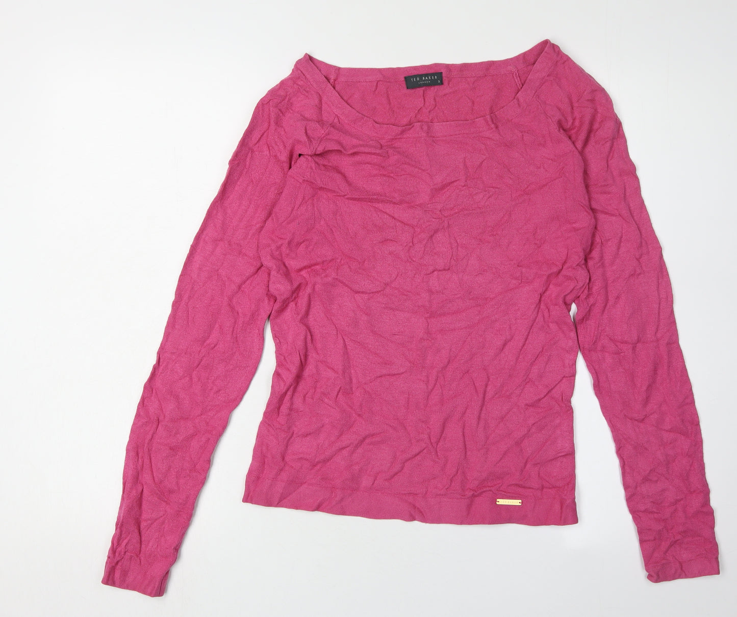 Ted Baker Women's Pink Pullover Jumper Size 10
