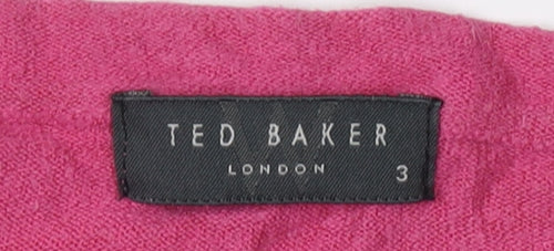 Ted Baker Women's Pink Pullover Jumper Size 10