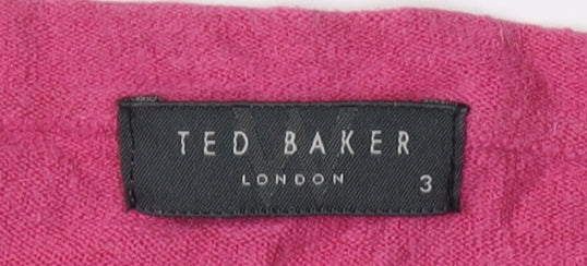 Ted Baker Women's Pink Pullover Jumper Size 10