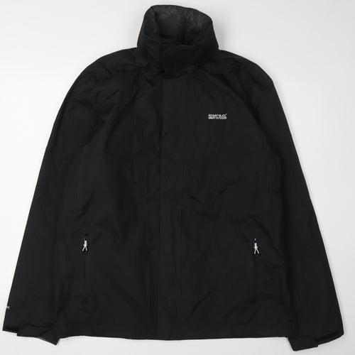 Regatta Men's Black XL Rain Coat Jacket