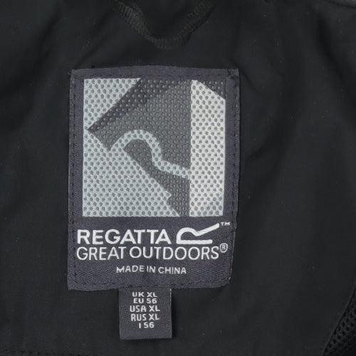 Regatta Men's Black XL Rain Coat Jacket
