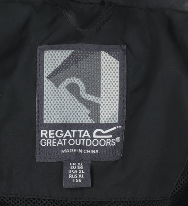 Regatta Men's Black XL Rain Coat Jacket