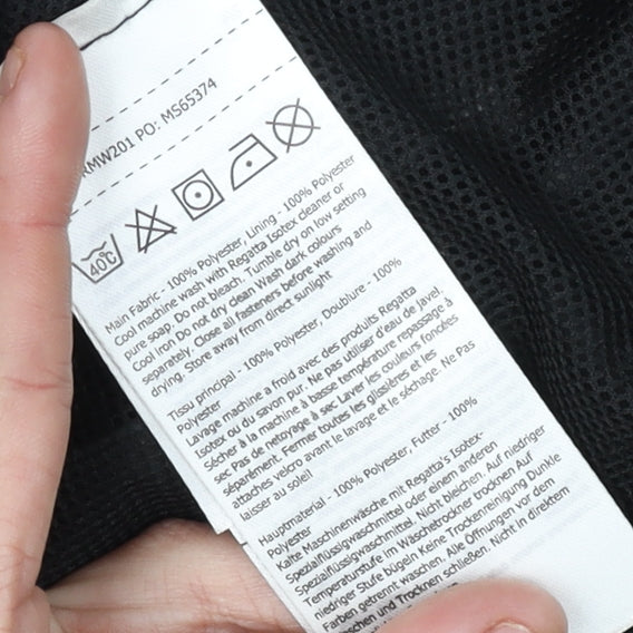 Regatta Men's Black XL Rain Coat Jacket