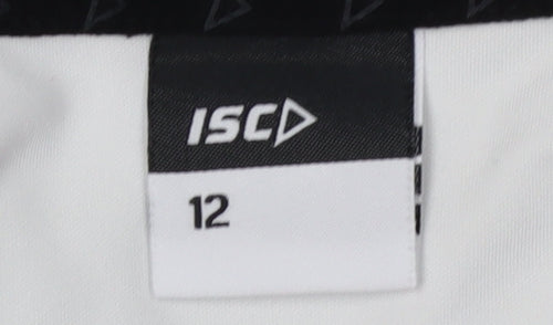 ISC Boys Black Rugby Jersey Short Sleeve Size 12
