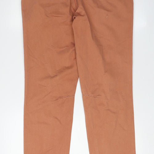 Next Men’s Brown Chino Trousers 34R Slim Fit