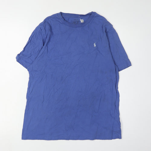 Polo Ralph Lauren Men's Blue Cotton T-Shirt Size L