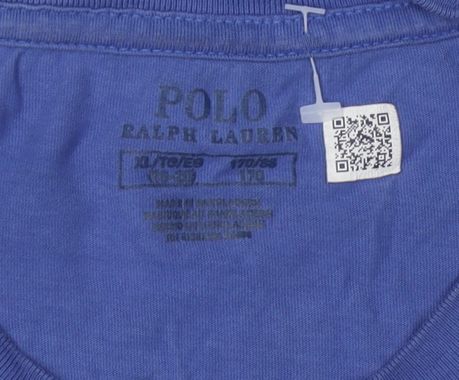 Polo Ralph Lauren Men's Blue Cotton T-Shirt Size L