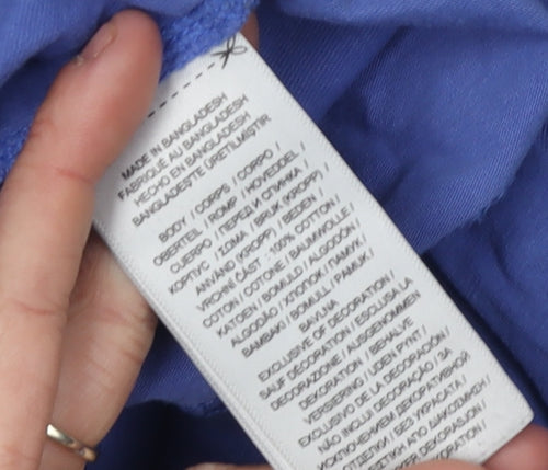 Polo Ralph Lauren Men's Blue Cotton T-Shirt Size L