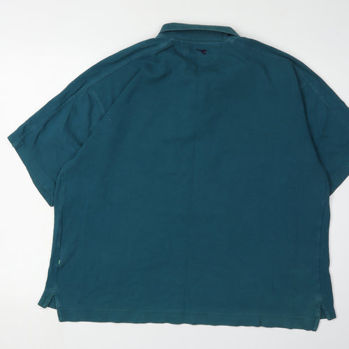 Diadora Men's Blue XL Polo Shirt Short Sleeve