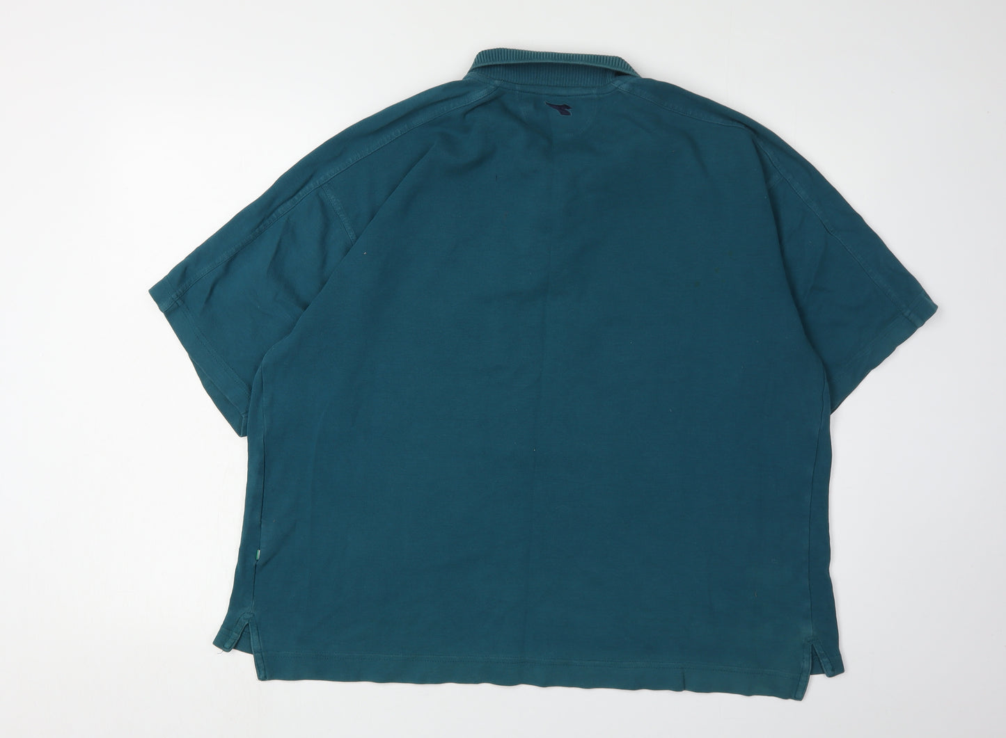 Diadora Men's Blue XL Polo Shirt Short Sleeve