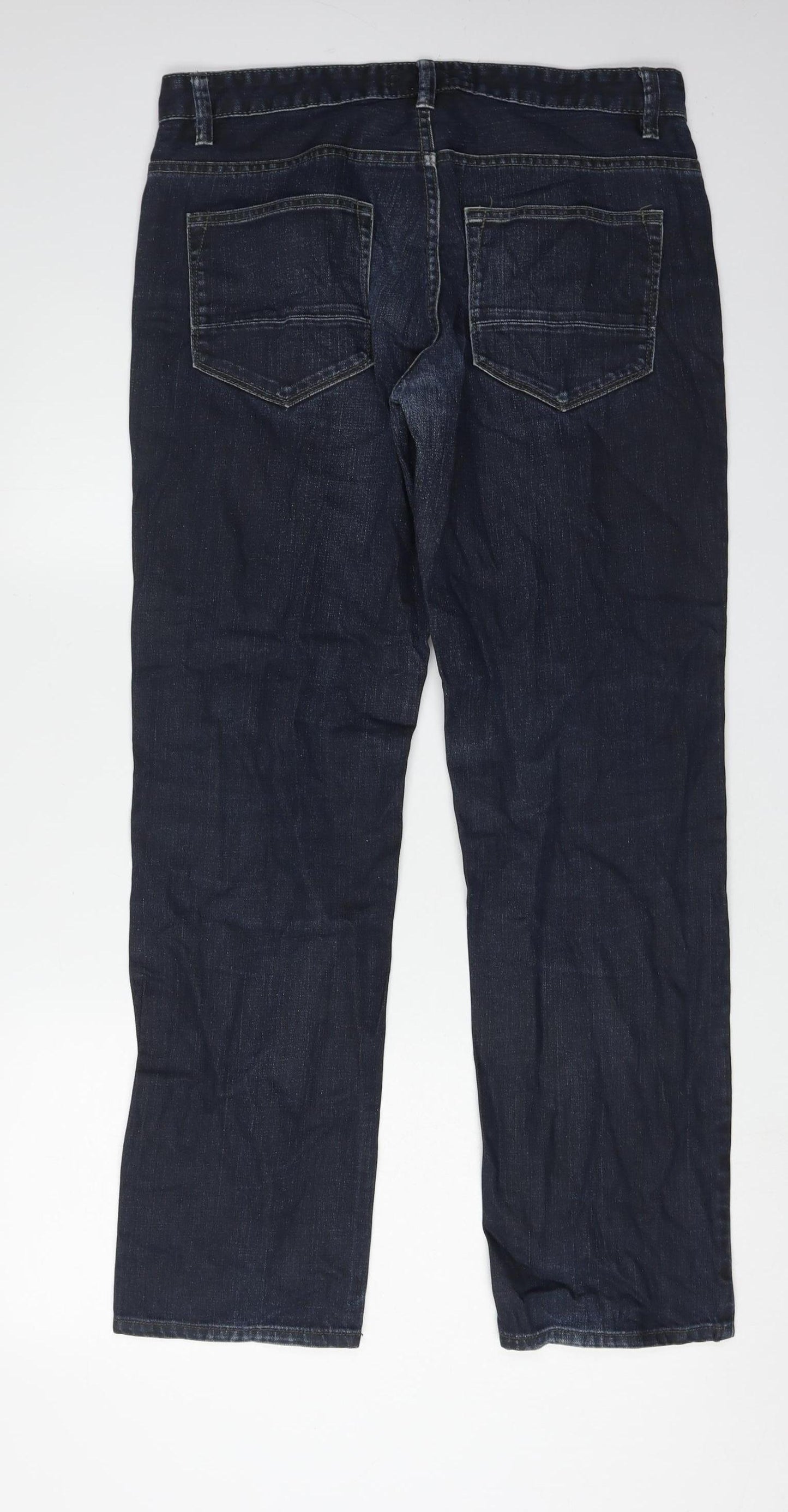 Next Men's Blue Straight Jeans, Size 32