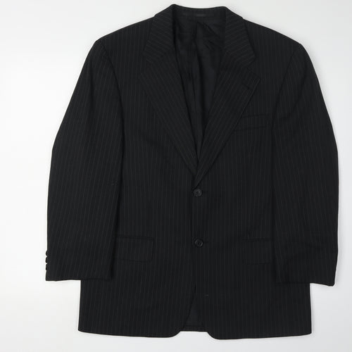 C&A Men's Black Jacket, Size 38 Short