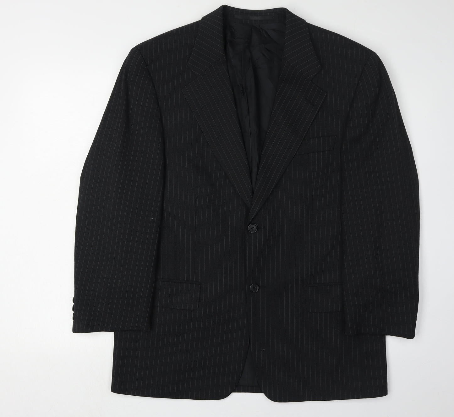 C&A Men's Black Jacket, Size 38 Short