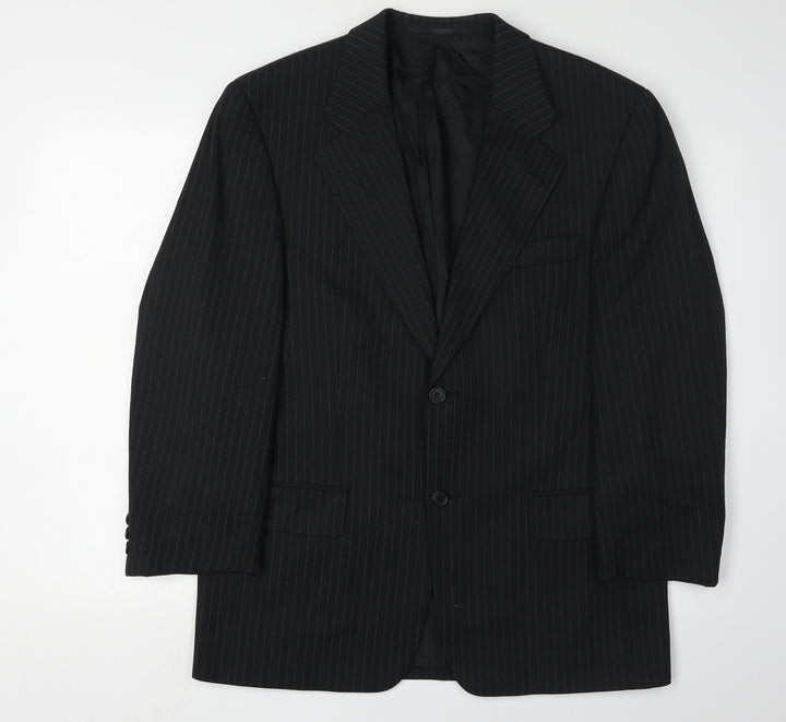 C&A Men's Black Jacket, Size 38 Short