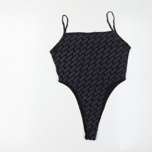 Motel Women's Black Bodysuit XS - Elegant Slim Fit