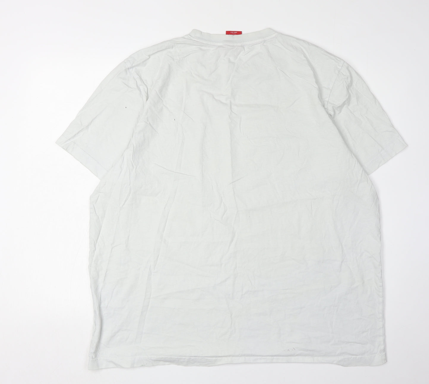 Men's England 3XL White Graphic T-Shirt