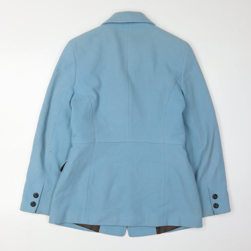 Mexx Women's Blue Wool Blazer Size 12