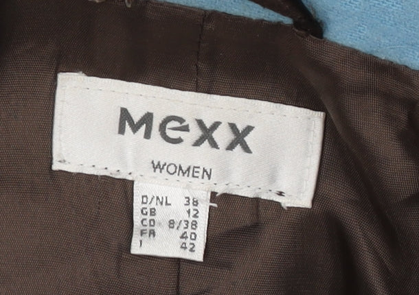 Mexx Women's Blue Wool Blazer Size 12
