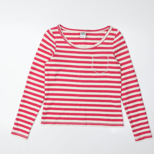 Vero Moda Women's Red Striped Pullover Jumper XS