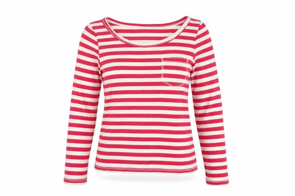 Vero Moda Women's Red Striped Pullover Jumper XS
