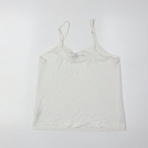 French Connection Women's White Camisole Tank Top S