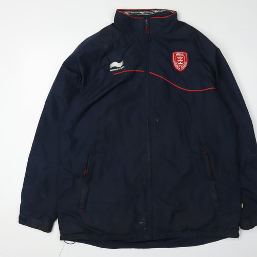 Burdda Sport Men's Blue Varsity Jacket, 2XL