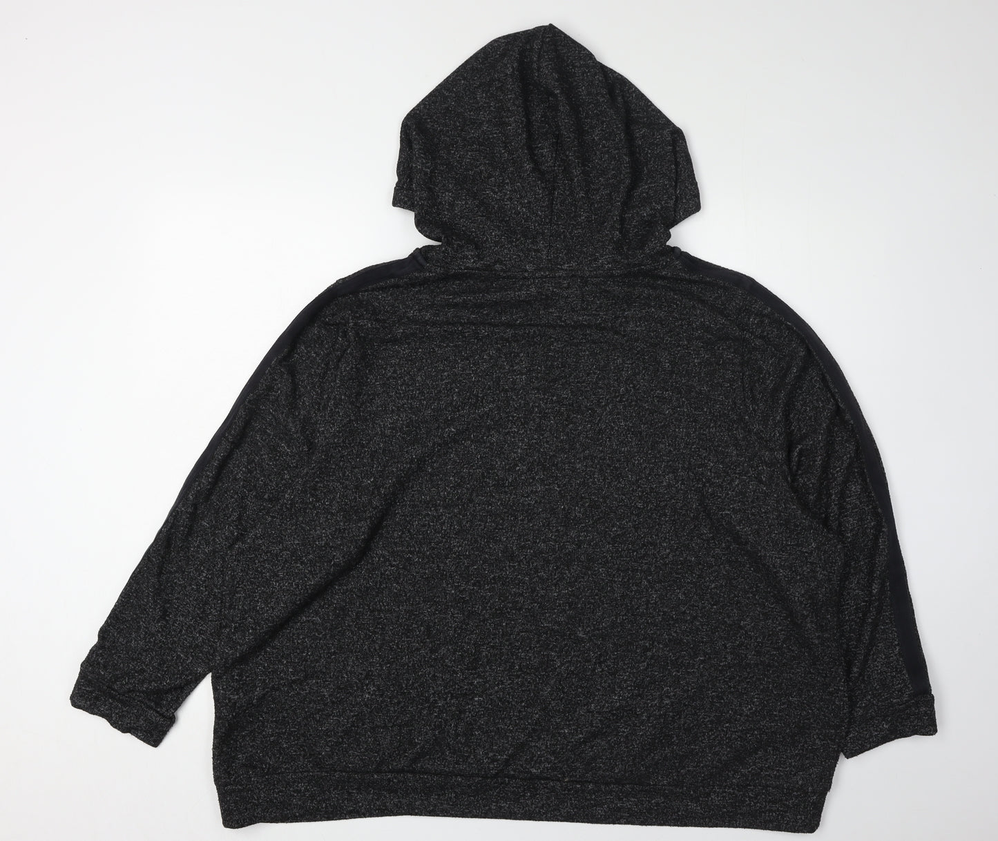 Marks and Spencer Women's Black Pullover Hoodie Size 14