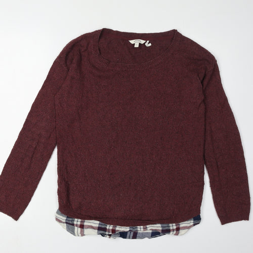 FatFace Women's Red Pullover Jumper Size 6