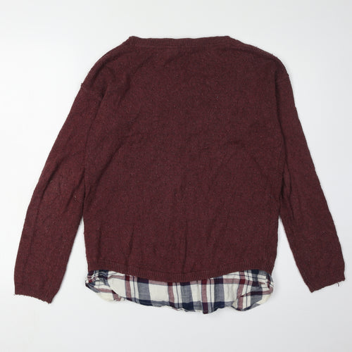 FatFace Women's Red Pullover Jumper Size 6