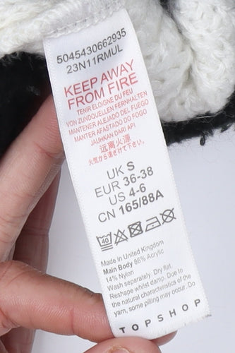 Topshop Women's Multicoloured Striped Jumper S