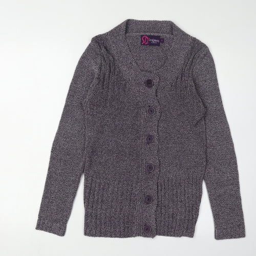 Sarah Dunway Women's Grey Cardigan Size M