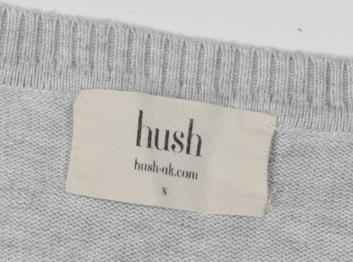 Hush Women's Grey Star Pullover Jumper, Size S