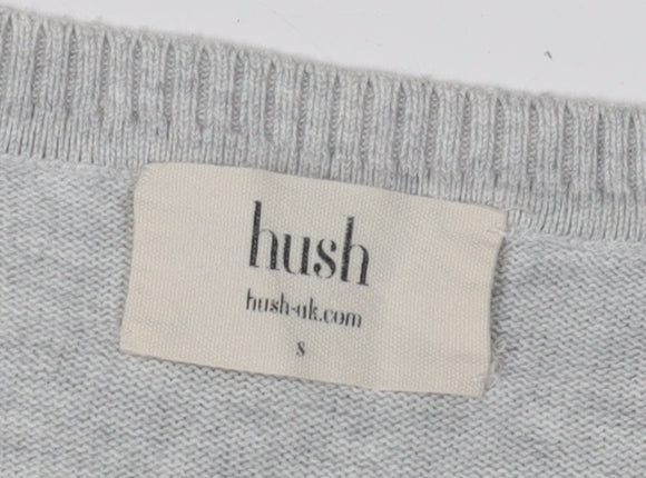Hush Women's Grey Star Pullover Jumper, Size S