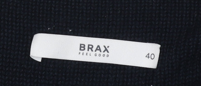 Brax Women's Multicoloured Striped Pullover Jumper, Size 12