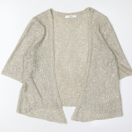 Marks and Spencer Women's Beige Cardigan Size 10
