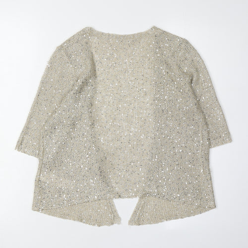 Marks and Spencer Women's Beige Cardigan Size 10