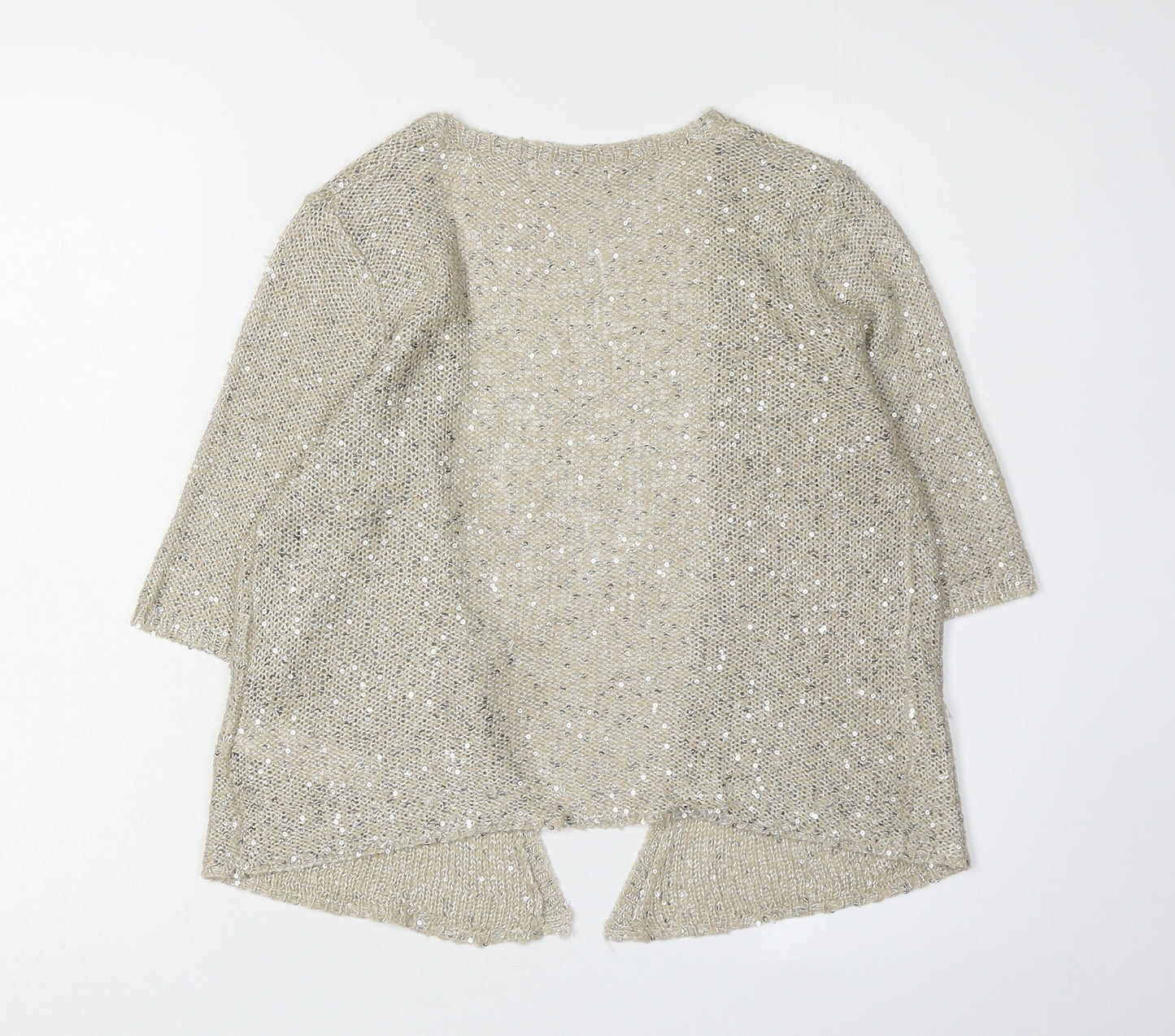 Marks and Spencer Women's Beige Cardigan Size 10