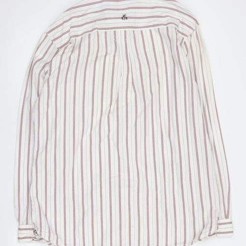 Rocha John Rocha Men's Multicoloured Striped Shirt L