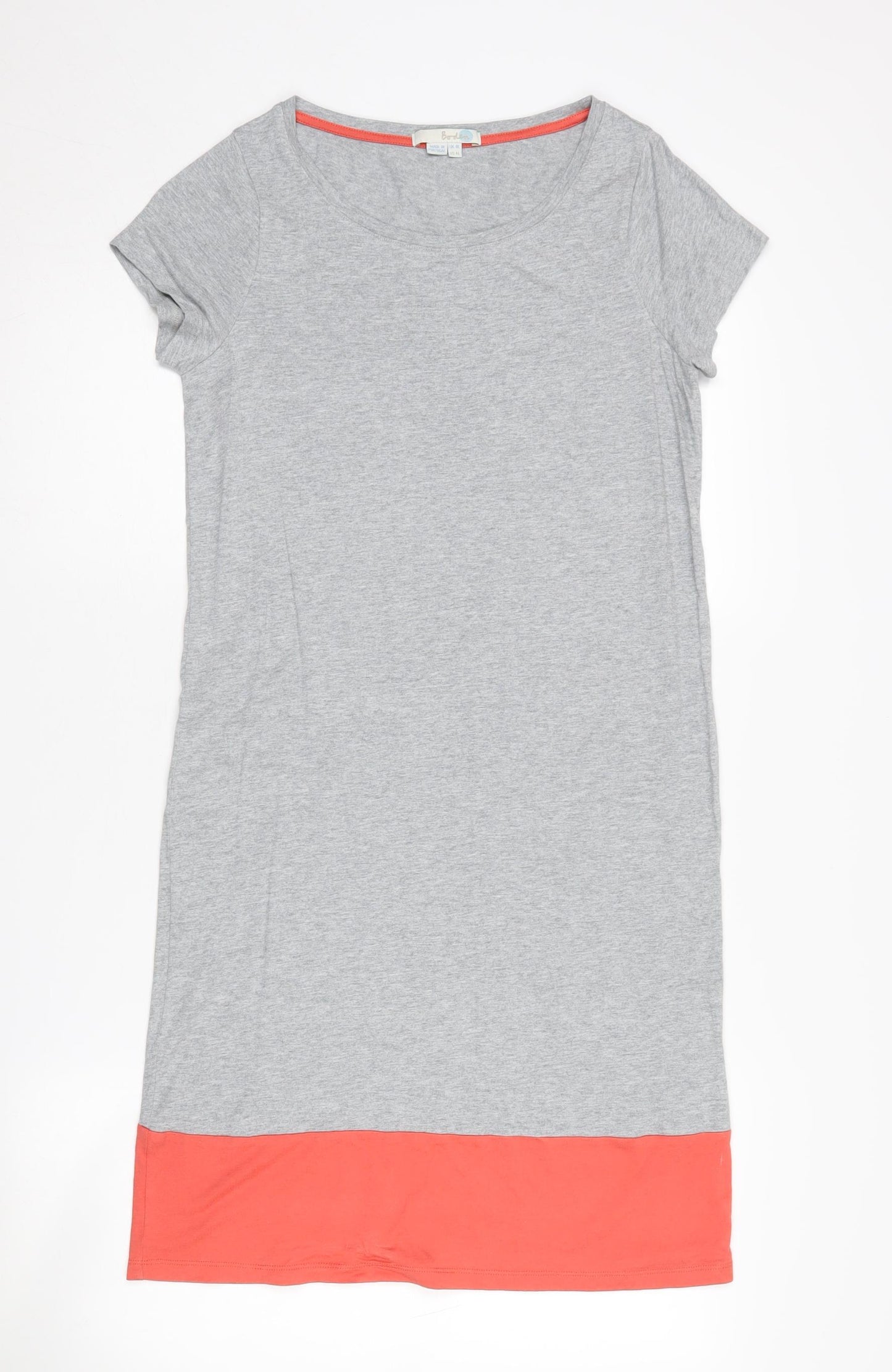 Boden Women's Grey T-Shirt Dress Size 8