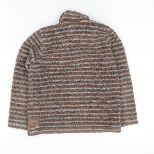 Joules Girls Brown Striped Sweatshirt, 5Y, Autumn/Winter