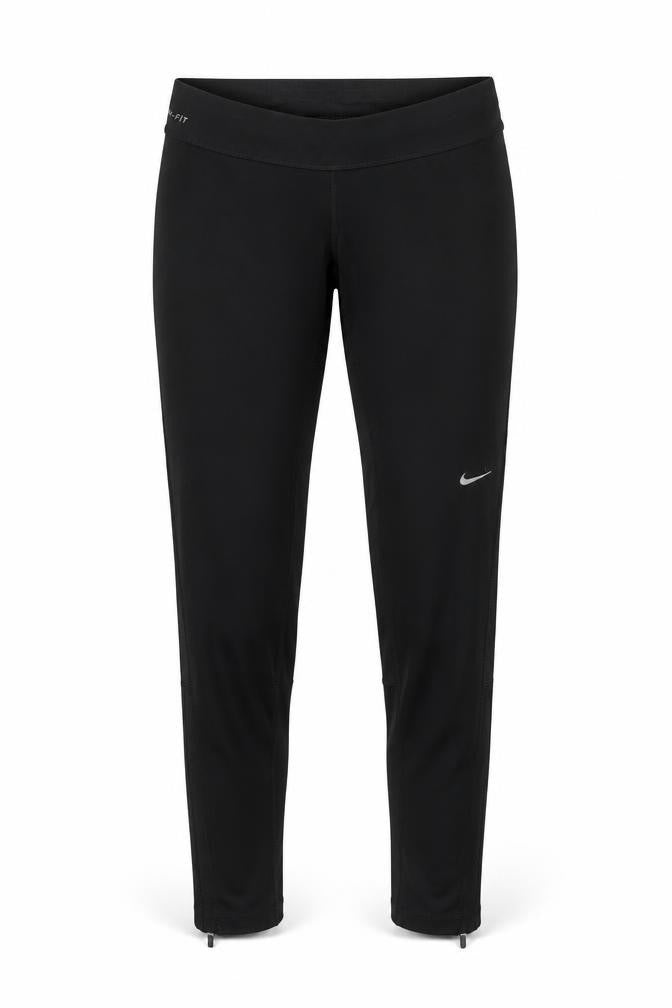 Front view of Nike Women's Black XS Leggings for Running & Gym