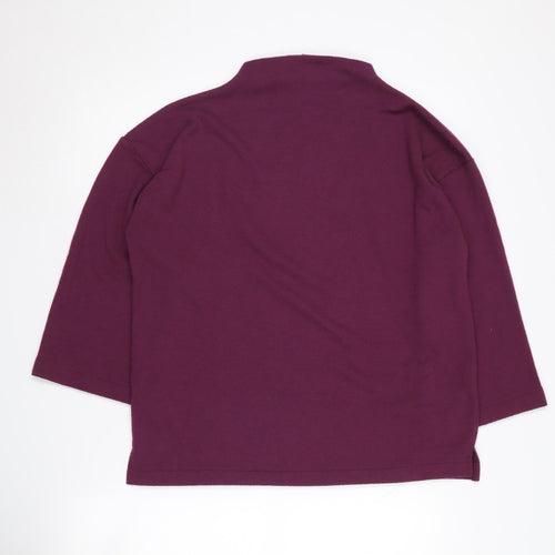 Banana Republic Women's Purple Pullover Jumper M